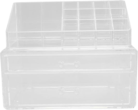 NOLITOY Type Makeup Storage Box Acrylic Lipstick Box Jewelry Organizer Desktop