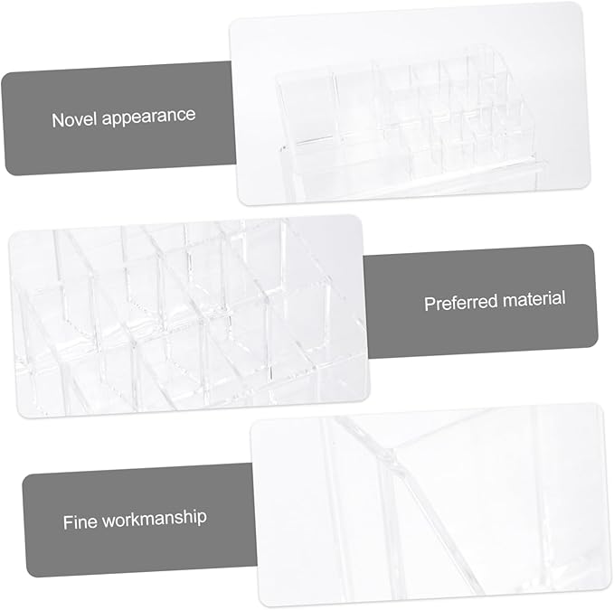 1Pc Acrylic Makeup Storage Box Transparent Drawer Type Organizer for Cosmetics Lightweight Decorative Storage for Home for Students Colleagues