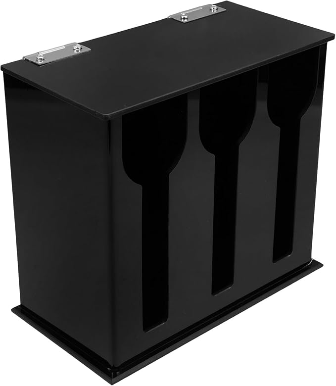 PRETYZOOM 3pcs Acrylic Dispenser Compartment Utensil Organizer for Kitchen Countertop Restaurant Stylish Cutlery Holder for Easy Access and Storage