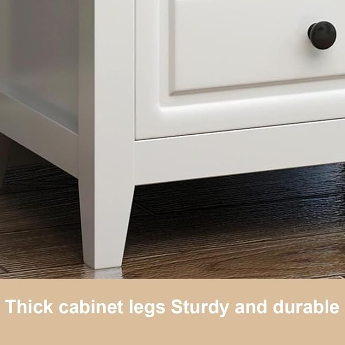 Minimalist 2-Drawer Nightstand - Small Bedside Table Storage Cabinet for Living Rooms & Hallways, Perfect for Compact Spaces, Stylish Home Furniture