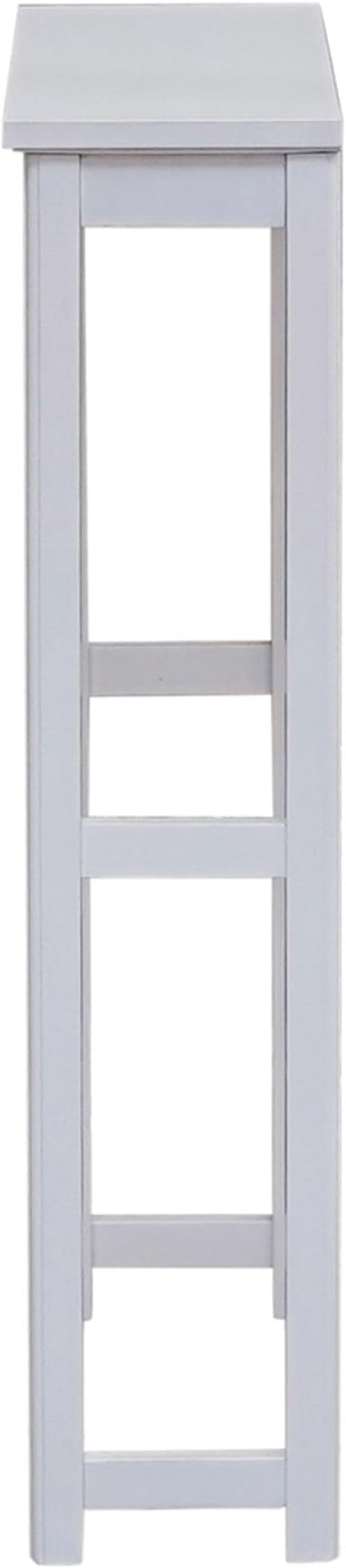 Alaterre Furniture Dorset Over-The-Toilet Storage Shelf – 27" W x 37" H Space Saver Rack with Single Open Shelf for Towels & Toiletries – Minimalist Modern Design & Easy Assembly Bathroom Organizer