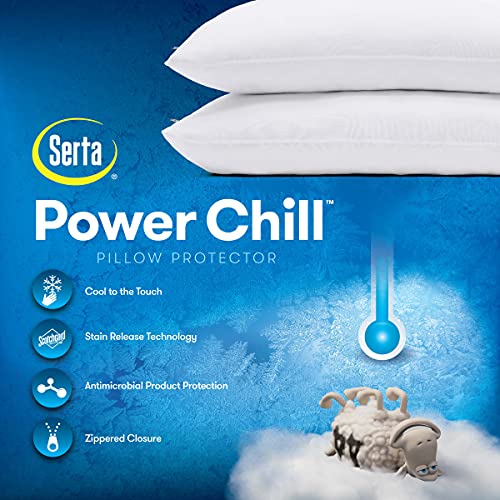 Serta Power Chill Cooling Pillow Protectors | Comfort & Relaxation - Image 6