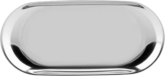 Rengue Nordic Style Stainless Steel Storage Tray, Soft Brass Finish, 9.1x3.7 Inches, Jewelry and Cosmetics Organizer for Home or Office Nordic Style Stainless Steel Storage Tray, Nan (S)