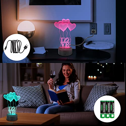 AZIMOM Headphone Headset 3D Illusion Lamp 16Color Ni - Image 7