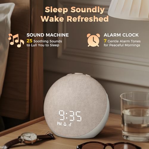 Sound Machine Alarm Clock with 25 Natural Sleep Sounds - Image 3