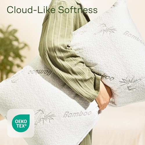 Cloud-Like Pillow Protectors with Zipper Standard Size - Image 4