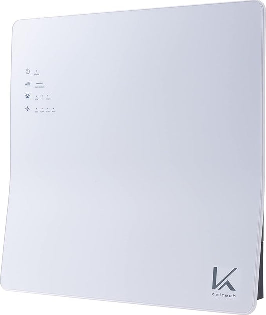 Wall Air/KL-W01U Wall Mounted Photocatalytic Air Purifier, Made in Japan, Washable Reusable Filter, Quiet, Remove Odor, Allergen, Mold, Smoke, VOC, Pollen & Pet Allergy, up to 560sqft