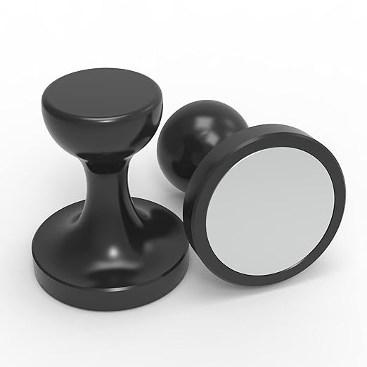 Coat Magnetic Hooks Heavy Duty Magnet Hanger, Magnet Hooks with Rare Earth Neodymium for Home, Office, Workplace or Traveling. Pack of 2,Black.
