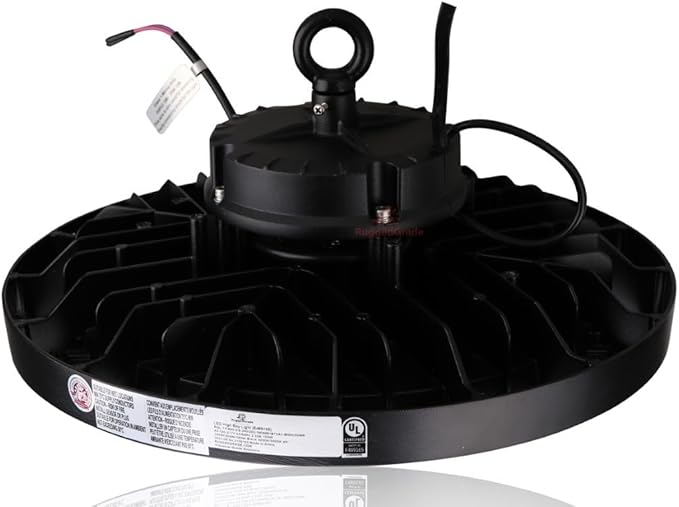 RuggedGrade 240W - Titan V CS Series LED High Bay UFO Light - 26,100 Lumens - Color Selectable on Fixture 4000K/5000K - Outdoor LED Light - DLC 5.1 Premium