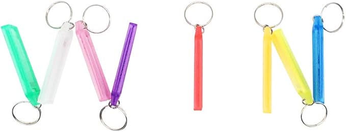 60 PCS PP Plastic Key Tags Identifier ID Labels with Split Ring Label Window, Assorted Colors for Home Offices Key Chains Bunches of Keys Pet ID Tags Luggage Tag USB Flash Drives Rental