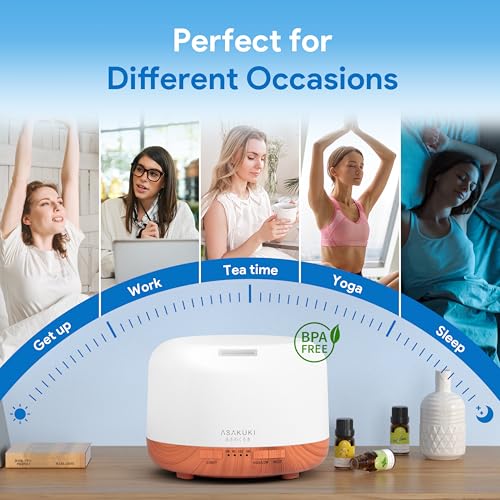 500ml Essential Oil Diffuser with Remote Control - Image 7