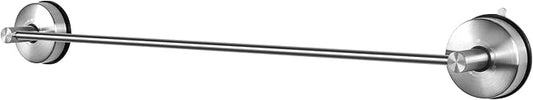 JOMOLA Towel Bar Suction Hand Towel Rack for Bathroom Stainless Steel Kitchen Towel Rail Holder Storage Hanger No Drilling Towel Bar Brushed Finish,22 inches