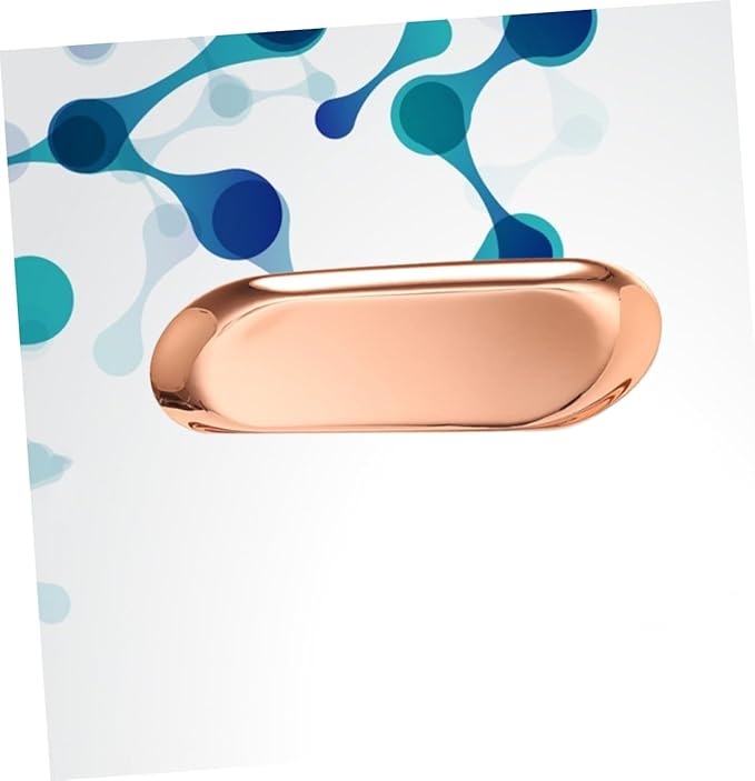 Luxshiny Metal Jewelry Organizer Tray Minimalist Storage Plate Decorative Decor Trays
