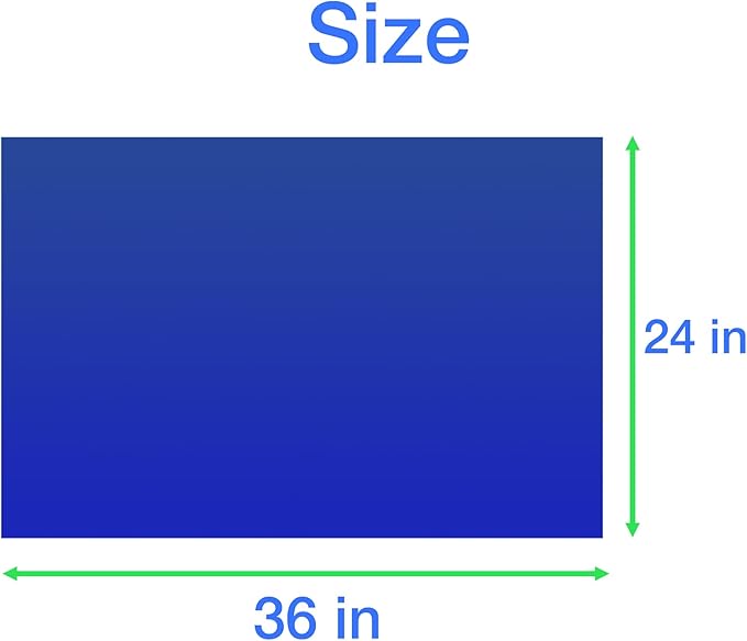 CALPALMY 300 Sheets 24" x 36" Adhesive Mats - Sticky Mat for Laboratories, Homes, Construction Sites, and More - Remove Dust and Dirt from Shoes and Equipment Wheels -Blue
