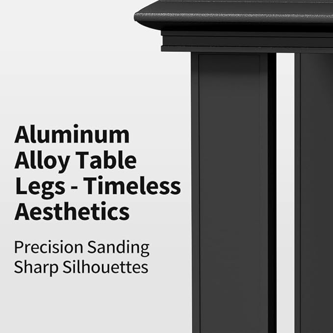 Tall Plant Stand Indoor, Modern Black Aluminum Alloy Plant Shelf, Corner Flower Pot Holder Organizer for Living Room, Balcony, Patio, Garden (L11.8 x W11.8 x H19.7 inch)