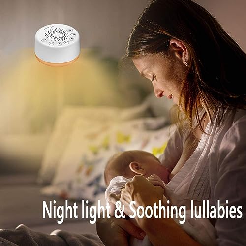 25-Sound White Noise Machine with Night Light - Image 4