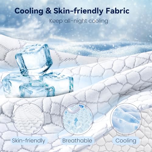 Queen Size Cooling Fiber Pillowcase (1 Pack) – Luxury, fits Hotel - Image 4