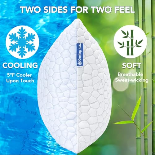 QUTOOL Cooling Pillow for Sleeping, CertiPUR-US Shredded - Image 4