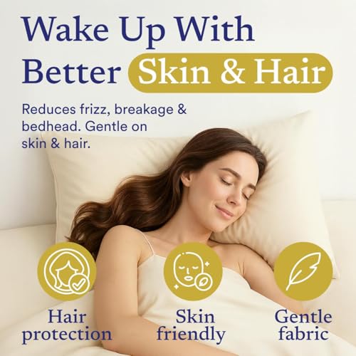100% CleanBamboo Lyocell Cooling Pillowcase Set of 2, Cloud White - Image 4