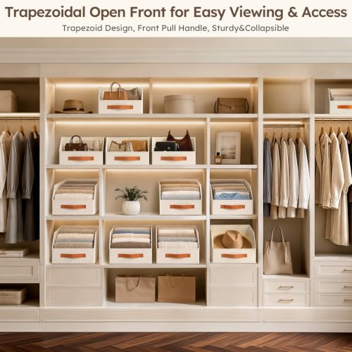 6-Pack Trapezoid Fabric Storage Bins - Image 3