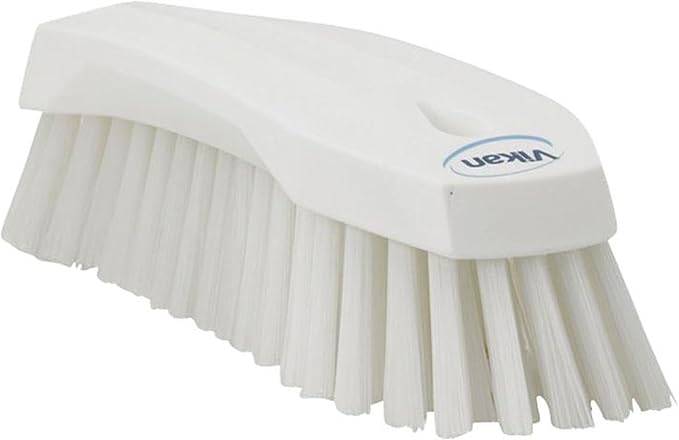 Vikan 38905 Brush,Scrub,Stiff,8",PP/PBT,White