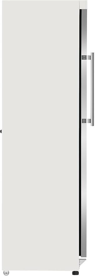 KoolMore KM-FMD12WGD 12 Cu. ft. Commercial Freezer with Glass Door in White-Manual Defrost