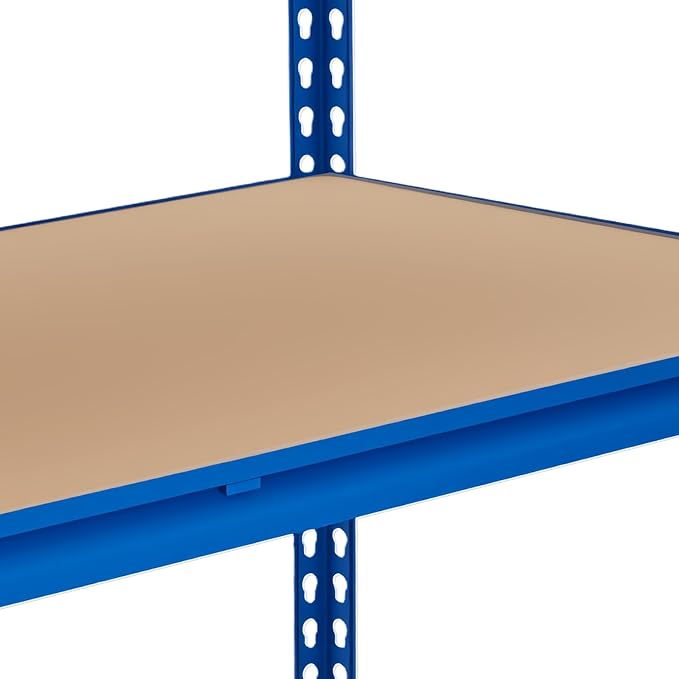 GarveeHome 5 Tiers Garage Storage Shelves, 2500LBS Capacity Metal Shelving Unit for Garage, Industrial, Warehouse, Kitchen, Closet, 60" W x 24" D x 71" H, Blue