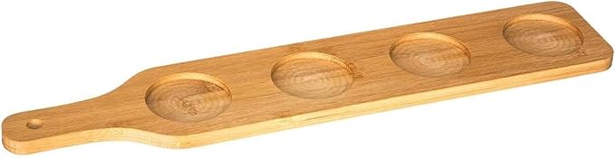 WELL HOME MOBILIARIO & DECORACIÓN 2 x Set of 5 Pieces Black with Bamboo Boards and Vases in Canvas