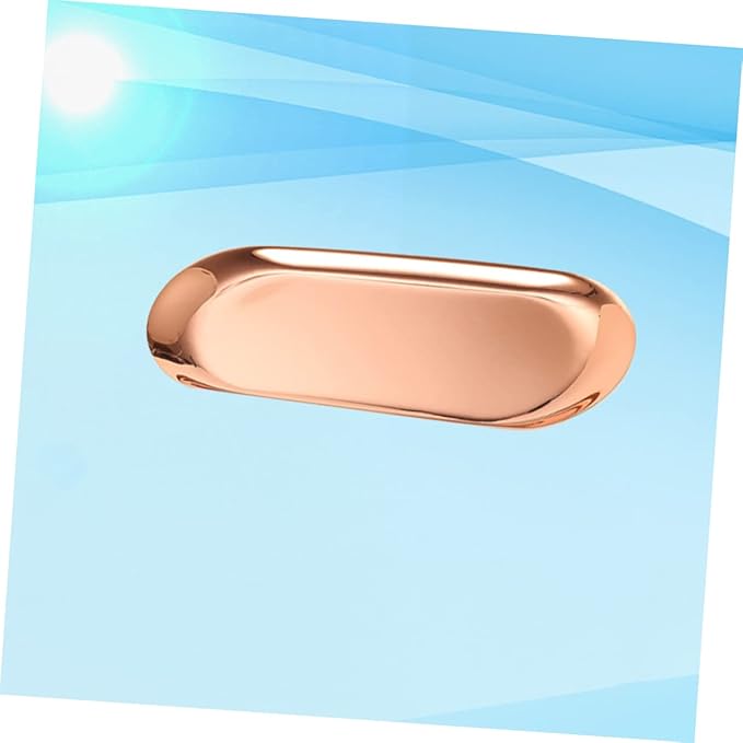Ciieeo Aromatherapy Tools Tray Jewelry Storage Tray Minimalist Nordic Style Rose Gold Dividers for Home Decoration and Organization