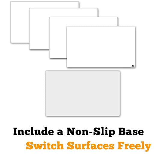 SATECH Sticky/Tacky/Adhesive Mat 13" x 17" with Non-Slip Base for Basketball Shoes Cleanroom Pets Garage White(Case of 4 Mats,30 Sheets Each)