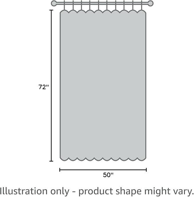 INOVADAY 100% Blackout Curtains for Bedroom, Black Out Curtains 72 Inch Long, Clip Rings Linen Blackout Drapes, Thermal Insulated Room Darkening for Living Room, 2 Panels - Lightcream,W50xL72