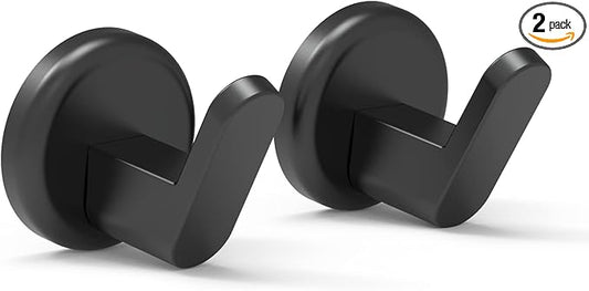Ant Mag Magnetic Hooks Heavy Duty for Hanging Utensils Grills Keys Coats for Home Kitchen Refrigerator 2 Pack