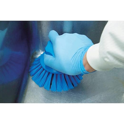 Vikan 38855 Brush,Scrub,Round,Stiff,5",PP/PBT,White
