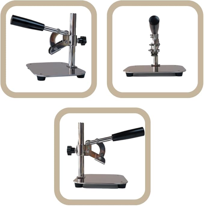 Manual Short Base Tabletop Perfume Bottle Cap Sealer for Small Diameter Caps, Easy-to-Use Perfume Sample Sprayer Sealing Tool
