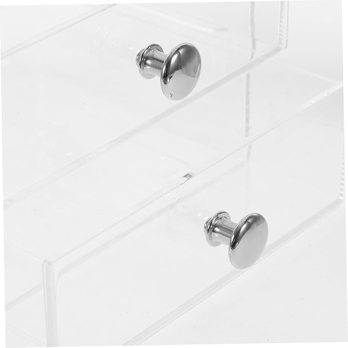 Stackable Storage Box Desk Organizing Box Lids for Makeup Jewelry Office Supplies