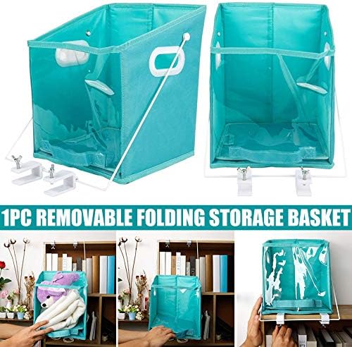 Arinda Closet Clothes Organizer Pull Down Shelf Basket Rotatable Retrieve Foldable with Clear Window Carry for Bedroom