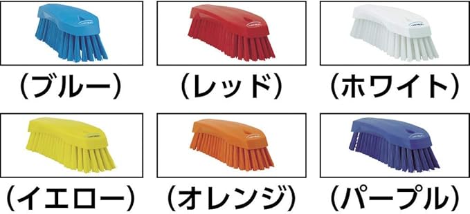 Vikan 38901 Brush,Scrub,Stiff,8",PP/PBT,Pink