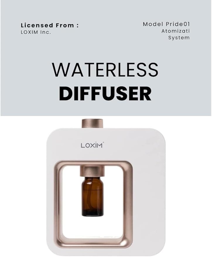 Aromatherapy Diffuser - Professional Grade Diffusers for Essential Oils, Nebulizing Technology, Full Spectrum Oil Adaptability, No Water, No Heat, Super Quiet, Portable, Battery Powered