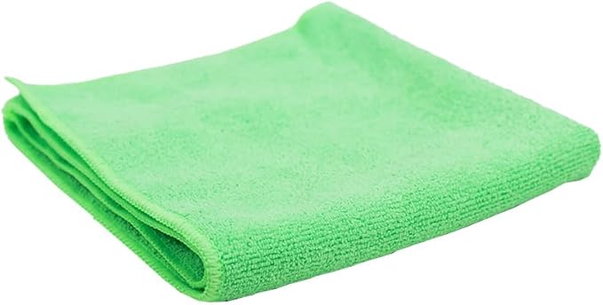 Maxshine Universal 50-Pack 16”x16” 380GSM Microfiber Cleaning Towels – Lint-Free & Ultra-Absorbent Car Detailing Towels – Scratch-Safe Multipurpose Cleaning Cloths for Garage & Home (Green)
