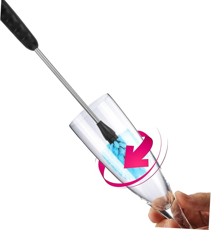 1set Bottle Brush and Cup Brush Set Cleaning Tools for Tea Bottles Milk Cleaner Kit Reusable Compact