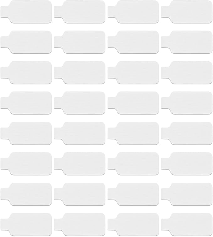 32 Pcs Cable Labels, Write On Cord Labels, Wire Cable Tags, Wire Tags for Electronics, Computers Cable Management and Identification, White, 1.77" x 0.78"