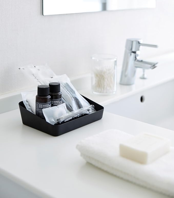 Yamazaki Home Tower Space Saving Vanity Tray - 5.25" X 7" - Steel