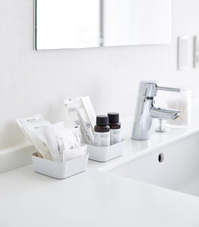 Yamazaki Home Tower Space Saving Vanity Tray - 3.5" X 3.5" - Steel