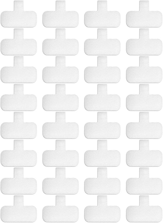 32 Pcs Cable Labels - Write On Wire Tags for Electronics & Computers, White, 1.5" x 0.67"