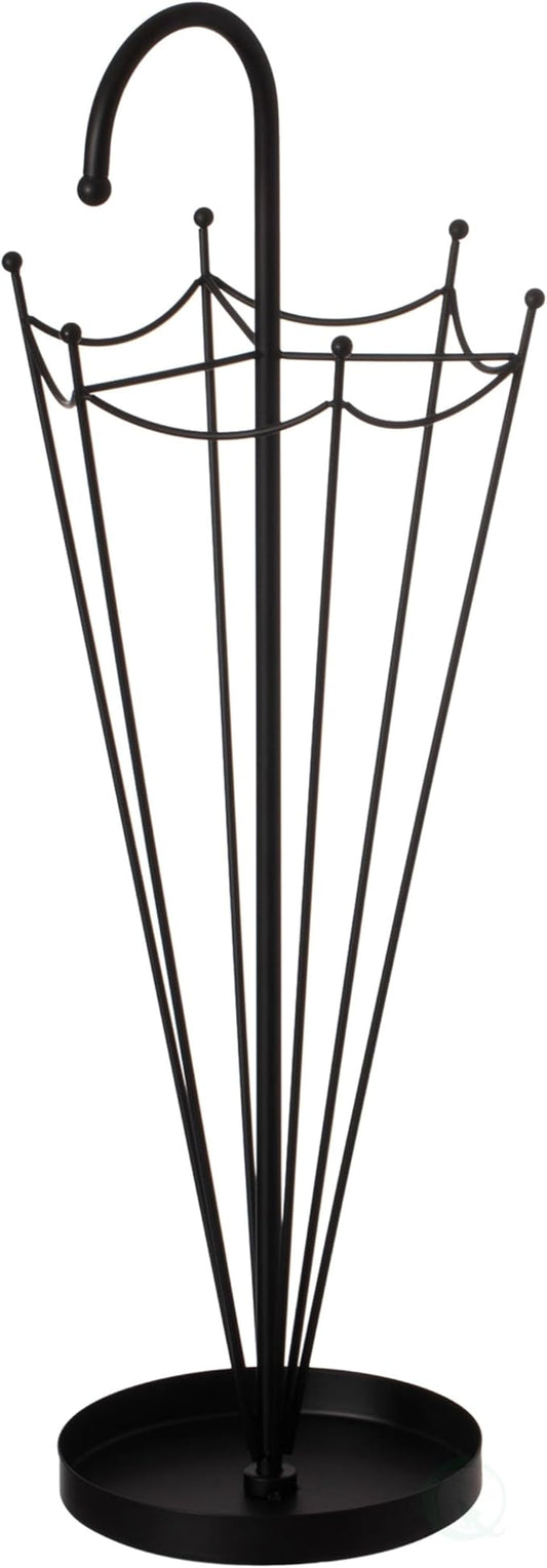 Black Umbrella Holder for Entryway, Creative Umbrella Stand Indoor Outdoor, Floor Standing Umbrella Rack, Cane Stand
