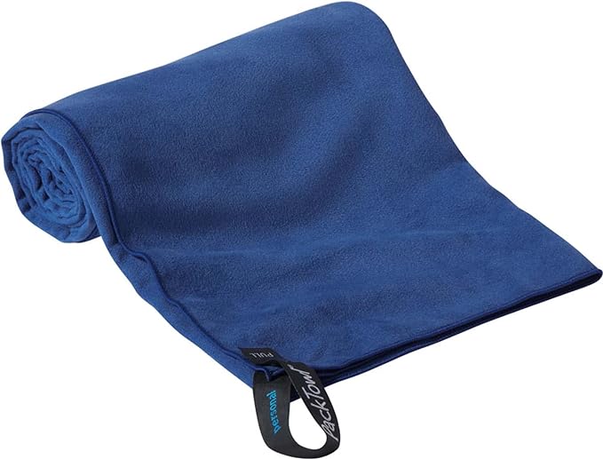 Personal Ultralight Microfiber Camping and Travel Towel, Lake, Hand