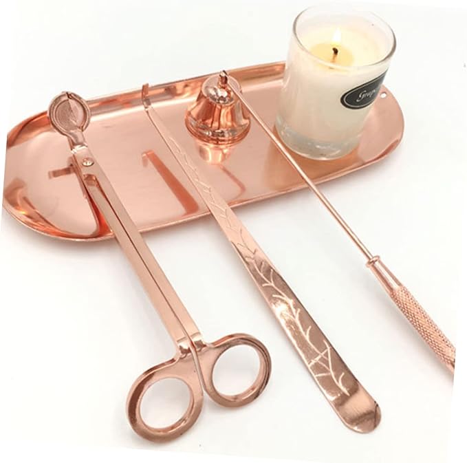 Ciieeo Aromatherapy Tools Tray Jewelry Storage Tray Minimalist Nordic Style Rose Gold Dividers for Home Decoration and Organization
