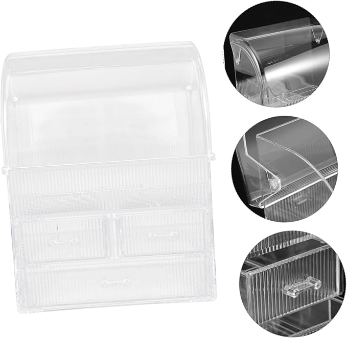 FRCOLOR Makeup Storage Box Drawers Acrylic Makeup Organizer Desktop Storage Bin for Organizing Multi-functional for Jewelry Accessories