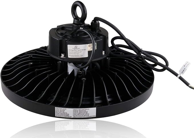 RuggedGrade 300W - Titan III Series LED High Bay UFO Light - 46,500 Lumens - 5000K Bright White - Outdoor LED Light - DLC 5.1 Premium