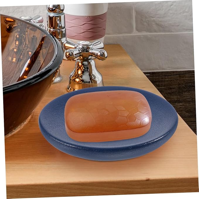 GLEAVI 2pcs Dish Holder Minimalist Storage Box for Bathroom Kitchen Design with Drainage Feature for Clean Organized Space